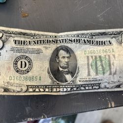 1934 $5 Bill