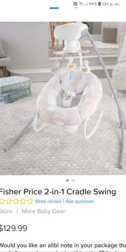 Cradle swing
