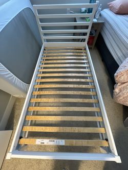 IKEA Tarva & Costco Novaform Twin Size Bed Set