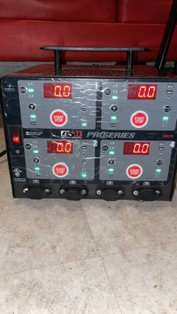 Schumacher DSR Proseries DSR125 4-Bank Battery Charger Station
