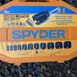 SPYDER Carbide Tipped Hole Saw Kit