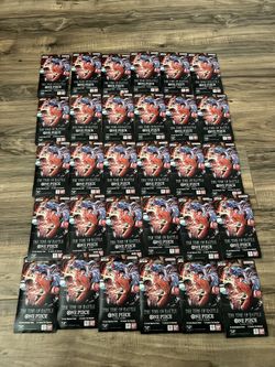 One Piece OP-16 The Time Of Battle Sleeved Booster Packs English - Lot Of 30