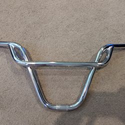New Chrome Pretzel BMX Bicycle Handlebars 11-inch Rise