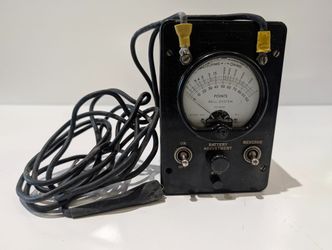 Vintage Bell System KS-8455 Model 324 Megohms Ohms Line Tester Meter USA
