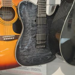 Shifter diamond series, Hellraiser, hybrid guitar with hard case