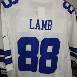 Dallas Cowboys Jersey. #88 Cee Dee Lamb.  (White)