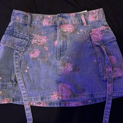 Jean Skirt 