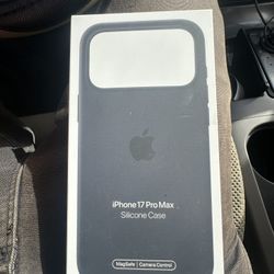 iphone 17 pro max silicone case black 