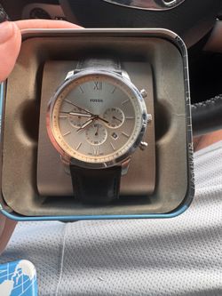 Fossil chronograph-style watch