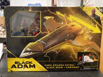 DC Black Adam Hawk Cruiser Patrol Playset - New In Box