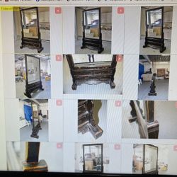 Mirror 7’ Free Standing Dual Sided Mirror Or Room Divider