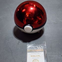 VINTAGE 1999 23kt GOLD PLATED MEWTWO POKEMON CARD POKEBALL w/ COA BURGER KING