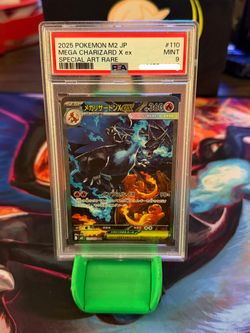 Pokemon Japanese Mega Charizard X Ex SAR PSA9