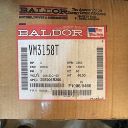 Baldor VM3158T 3HP Motor