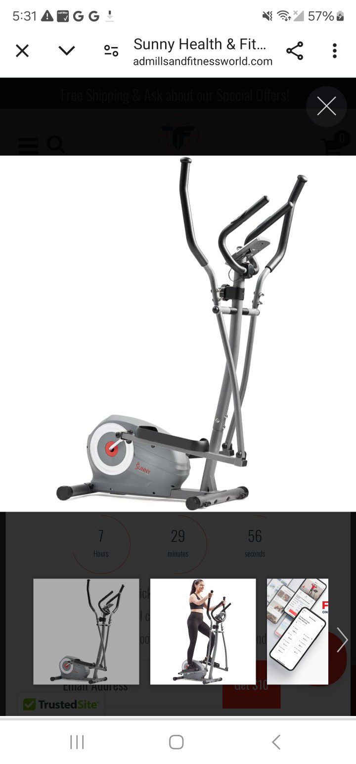 Sunny Health And Fitness Elliptical