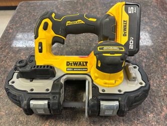 Dewalt atomic compact bandsaw w/5ah Bat