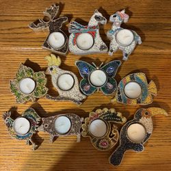 Pier 1 Multi Beaded Tea Light Holders 2017