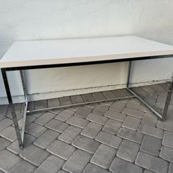 Scandinavian Designs large white gloss desk