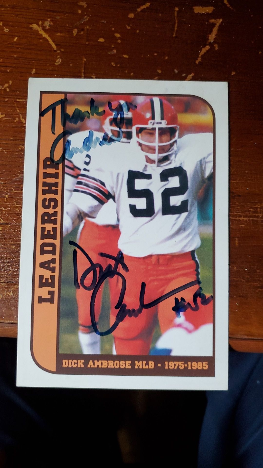 Cleveland Browns card