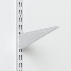 Closetmaid White 16” Metal Shelf Bracket Shelf Track Locking