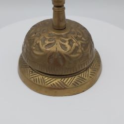 Vintage Ornate Brass Service/ Desk Bell