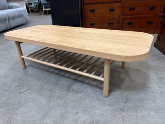 IKEA Listerby Oak Veneer 2 Tier Coffee Table