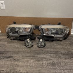 2018 Toyota Tacoma TRD Off-road OEM Headlights with Led Light OEMFog Lights