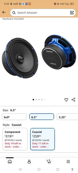 Audiocontrol 6.5in coaxle door speakers