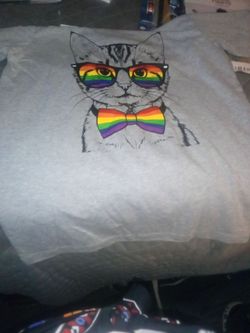 Pride kitty shirt 🏳️‍🌈  🌈