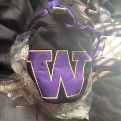 Men’s Size L Washington Huskies Big Logo Hoodie.