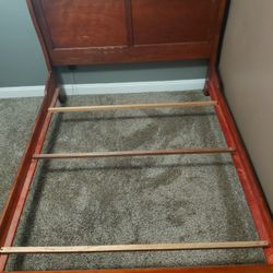 Queen Bed,2 Side Dressers And Dresser With Mirror 