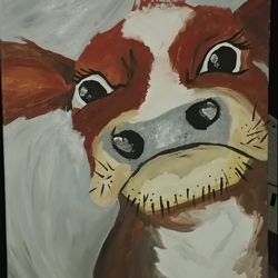 The rustic cow. 16x20