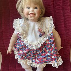Collectible porcelain doll