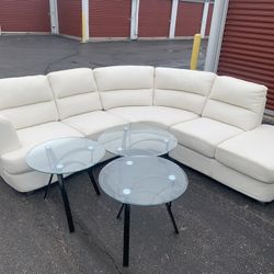 Corner Sectional Sofa & Chaise 