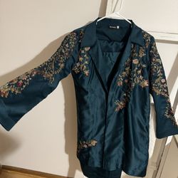 Two Piece Coat With Pants 