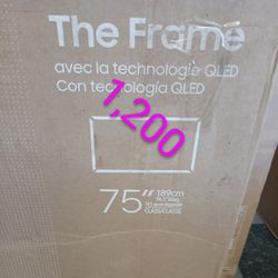 SAMSUNG 75'INCH QLED 4K THE FRAME TV LS03D 