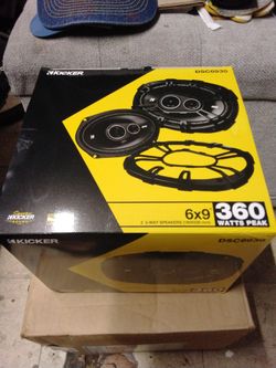 NEW UNOPENED KICKER SPEAKERS FOR SALE  $100 FIRM PRICE
