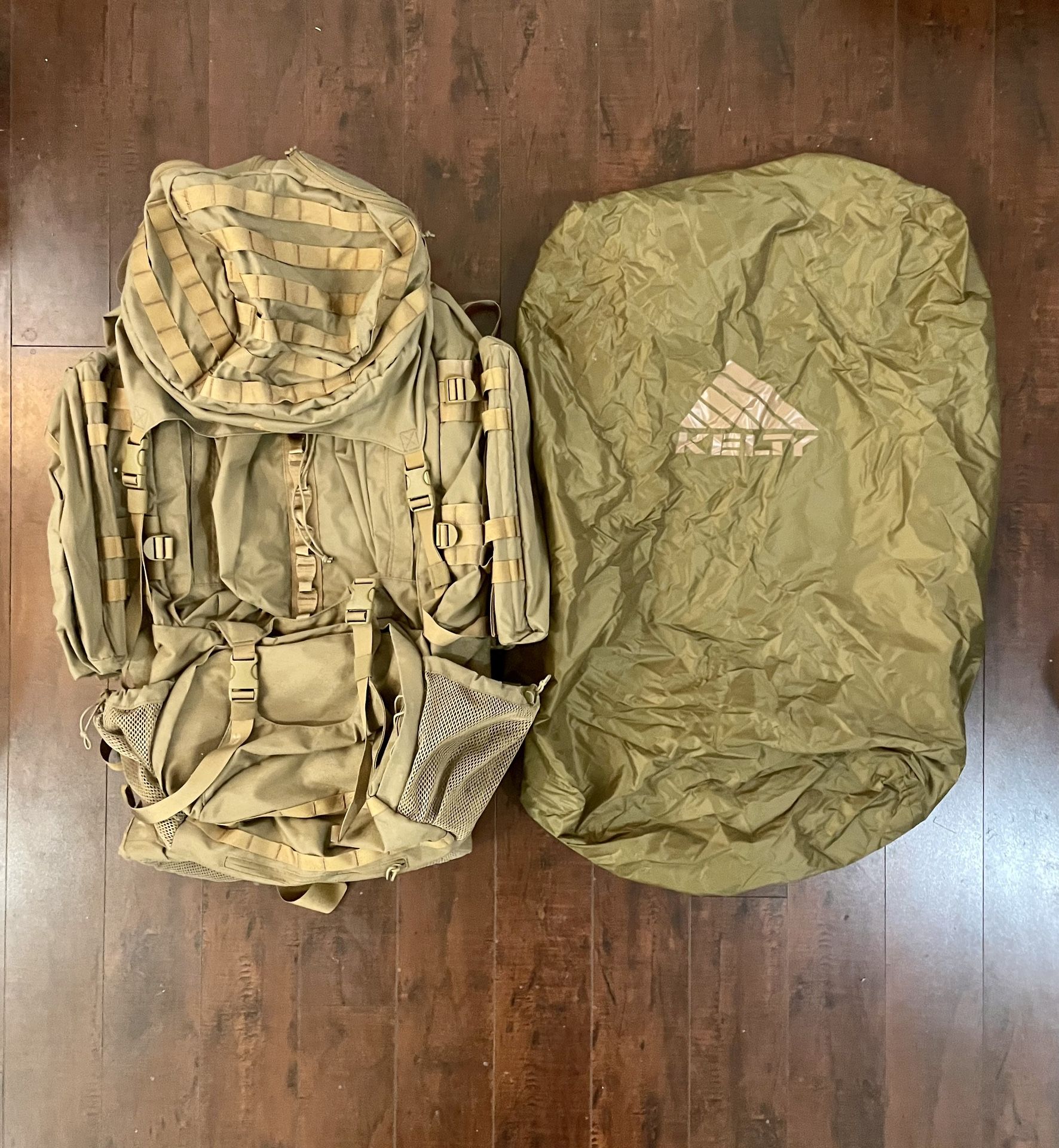 Tactical Rucksack + Rain Cover—Kelty Eagle 7850