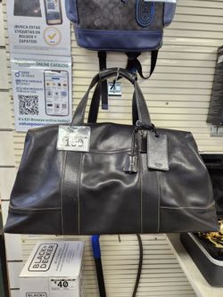 Coach Leather Duffle Bag