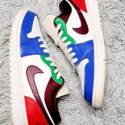 Size 10.5 Women's Air Jordan 1 SE Low Multi-Color DB5455-100.
