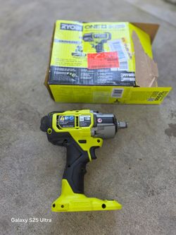Riobi 18v 1/2 impact wrench new only tool $100 Price FIRM// Nueva Solo Herramienta PRECIO FIRME $100