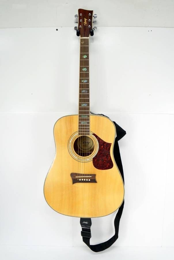 BORG MG777 ACOUSTIC GUITAR NATURAL