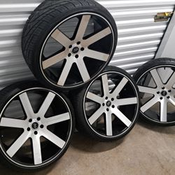 22"chrome Rims w/ 255/30ZR22 95W XL