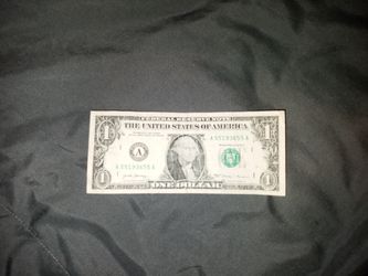 Unique Serial Number Dollar Bill