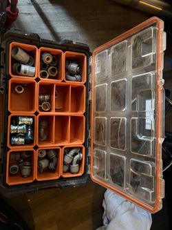 Parts Organizer Case with Plumbing Fittings