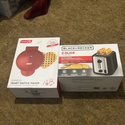Toaster And Waffle Maker