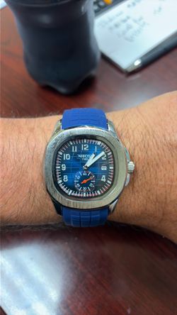 Nibosi 1985 Blue Silicone Watch