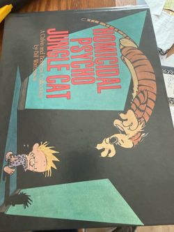 Calvin and Hobbs hardcover comic