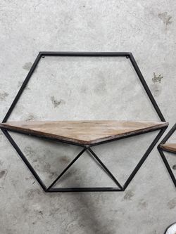 Matching Hexagon Shelf’s 