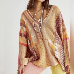 Free People Sweater Poncho